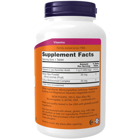 Now Vitamin C-1000 With Rose Hips | 250 Count