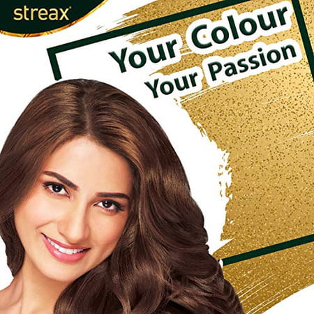 Streax Cream Hair Color For Unisex 60ml - 5.4 Walnut Brown (Pack Of 14)