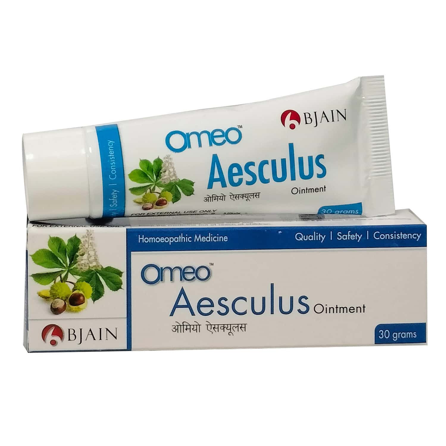 Bjain Omeo Aesculus Ointment For Piles . Anal Pain & Discomfort - 30gm