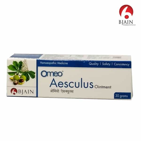 Bjain Omeo Aesculus Ointment For Piles . Anal Pain & Discomfort - 30Gm