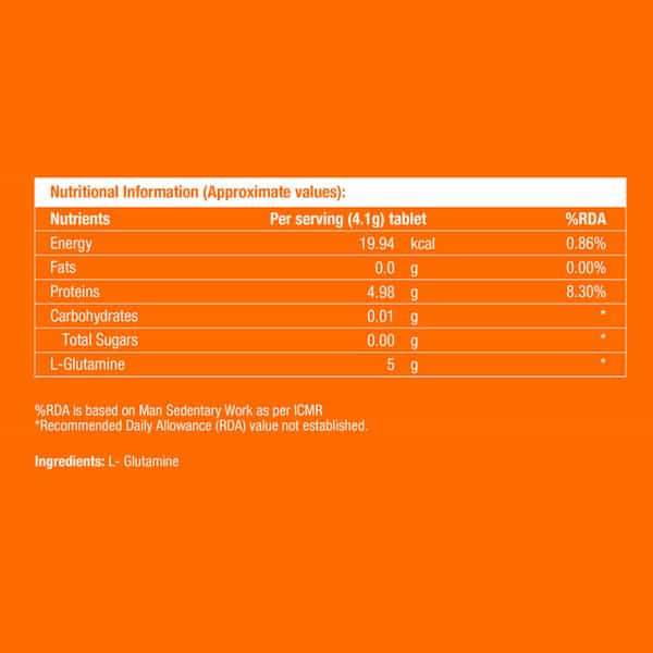 Fast&Up Glutamine - Pure Unflavoured - 300Gm