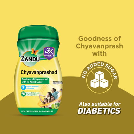 Zandu Chyavanprashad Sugar Free Health Supplement Bottle Of 900 G