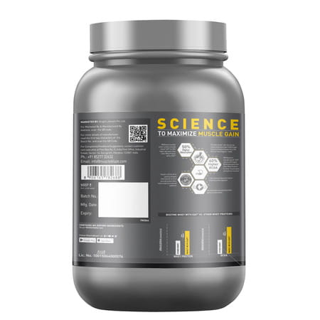 Muscleblaze Iso-Zero Whey Isolate (Unflavoured | 1Kg) | 27G Protein | Eaf | Low Carb