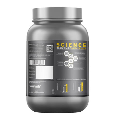 Muscleblaze Iso-Zero Whey Isolate (Unflavoured | 1Kg) | 27G Protein | Eaf | Low Carb