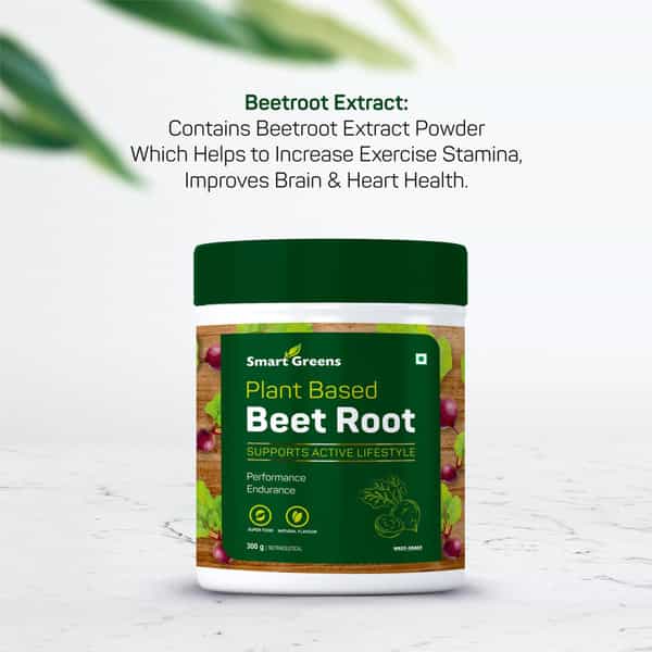 Smart Greens Plant Based Beet Root Powder - 300Gm