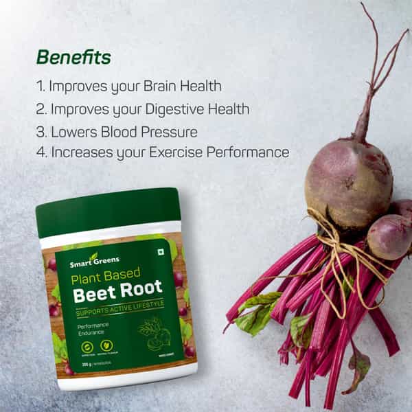 Smart Greens Plant Based Beet Root Powder - 300Gm