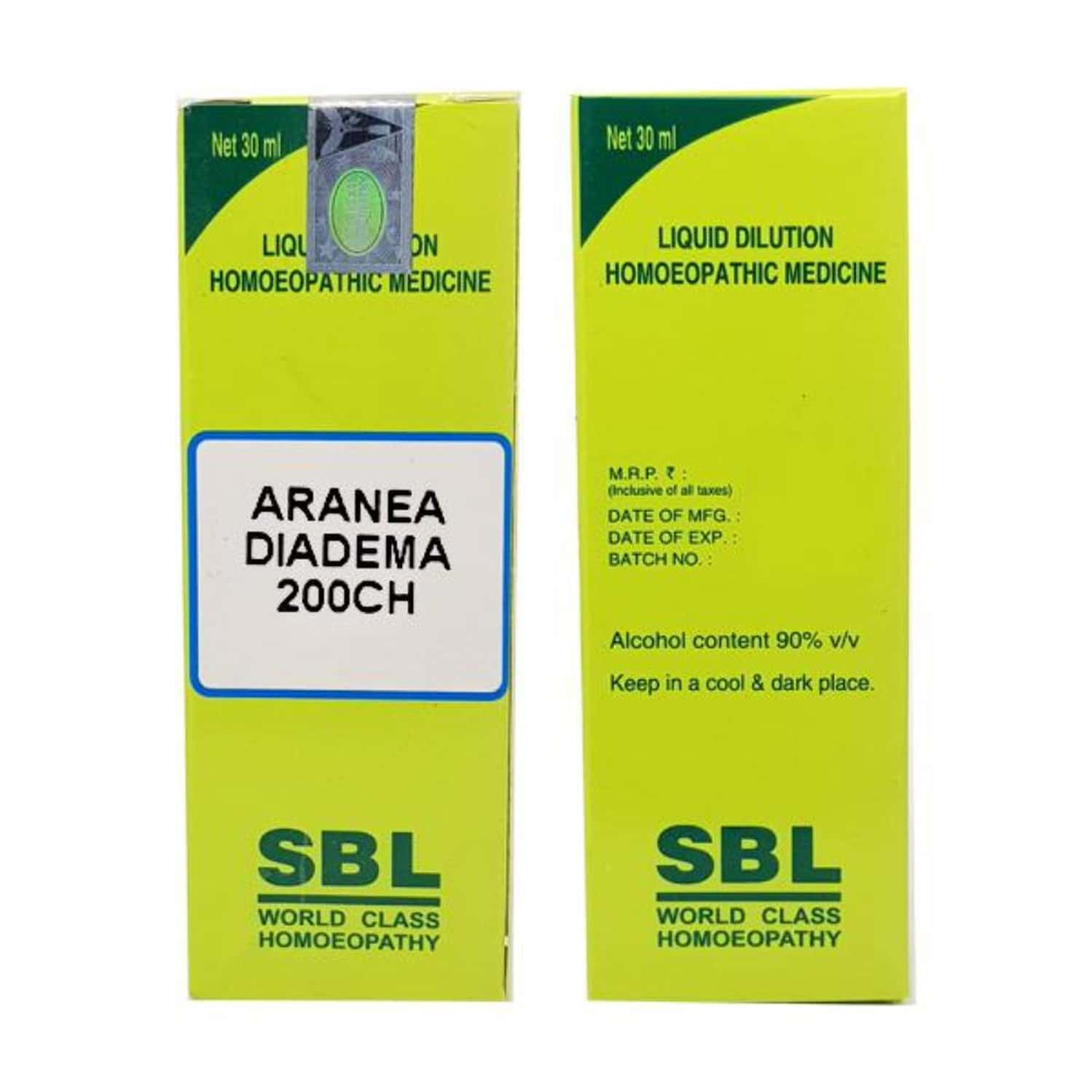 Sbl Aranea Diadema Dilution 200 Ch 30 Ml Pack Of 3