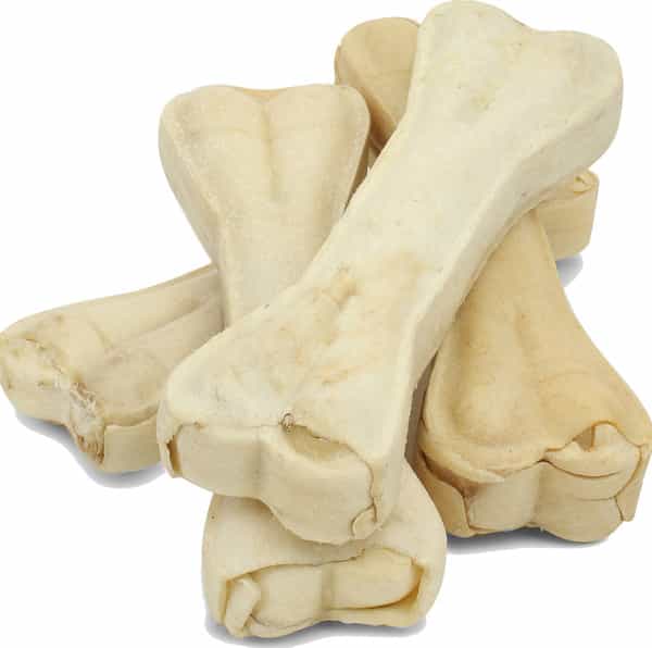 Pawcloud Rawhide Pressed Dog Bones Dog Bone Treat 5 Inches (5 Pieces)