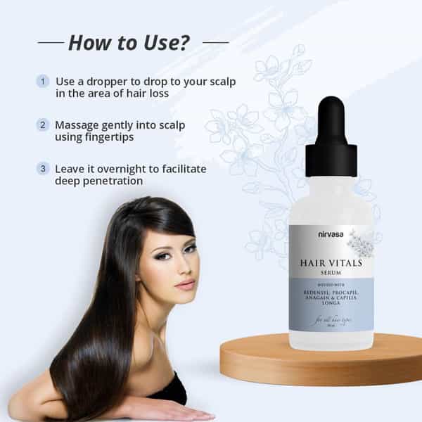 Nirvasa Redensyl 3% Hair Vitals Dht Blocker & Hair Growth Serum For Hair Fall Control (50 Ml)