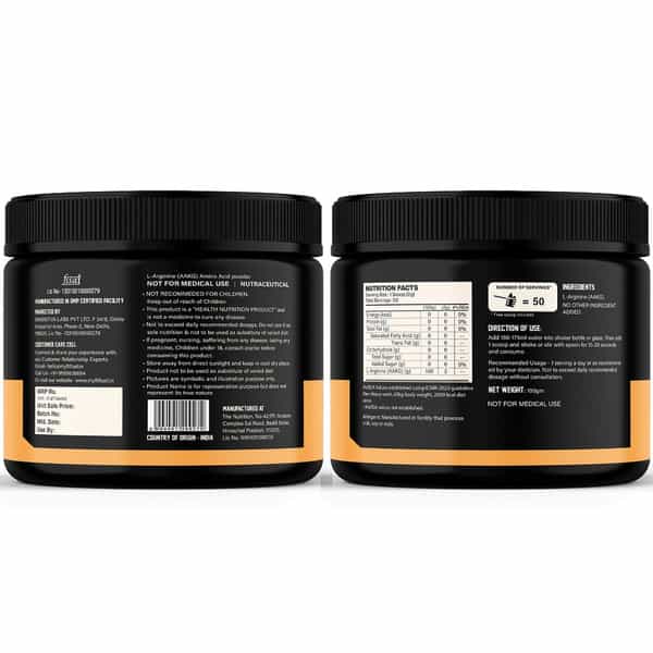 Myfitfuel L Arginine Alpha-Ketoglutarate (Aakg) Pre Workout Powder | 100Gm (Unflavoured)