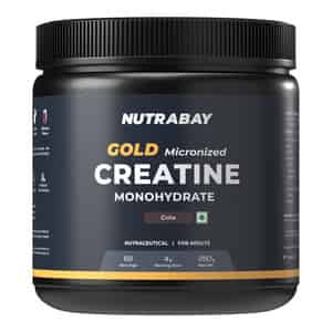 Nutrabay Gold Micronised Creatine Monohydrate - 250g | Cola|pre/post Workout Supplement