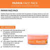 Oxyglow Herbals Papaya Scrub Pack|Enriched With Papaya | Sandalwood | & Bearberry Extract|300Gms
