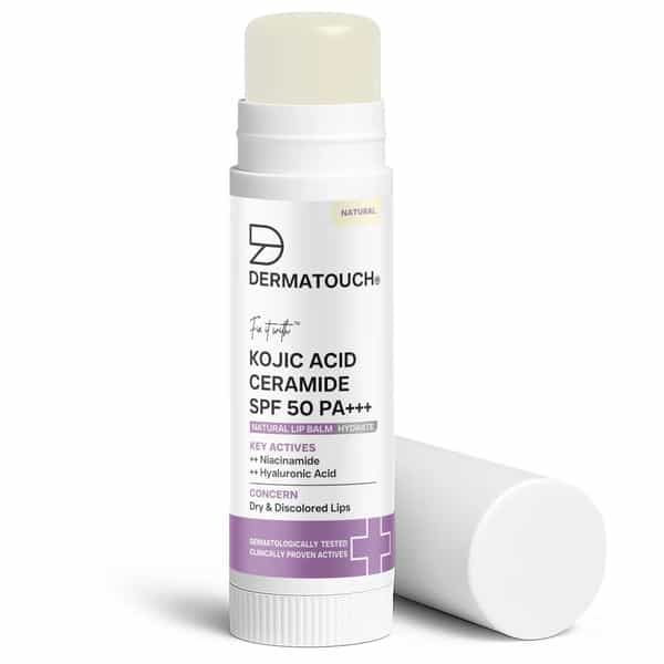 Dermatouch Kojic Acid Ceramide Spf 50 Pa+++ Natural Lip Balm - 5G