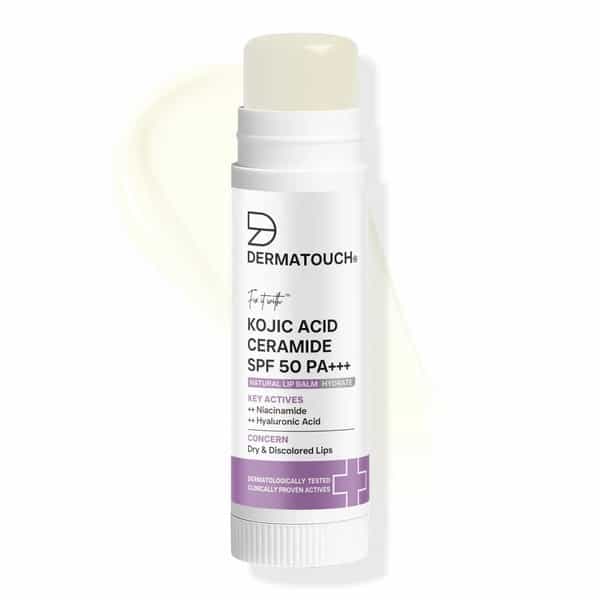 Dermatouch Kojic Acid Ceramide Spf 50 Pa+++ Natural Lip Balm - 5G