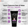 Lacto Calamine Peel Off Mask | Activated Charcoal & Vitamin E Deep Pore Cleansing 120 Gm (Pack Of 2)