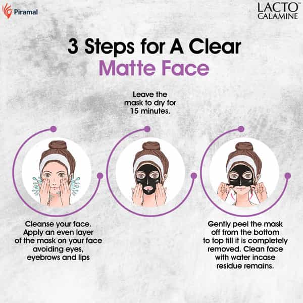 Lacto Calamine Peel Off Mask | Activated Charcoal & Vitamin E Deep Pore Cleansing 120 Gm (Pack Of 2)