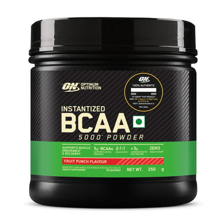 Optimum Nutrition Bcaa5000 Fruit Punch 250gm 30 Servings