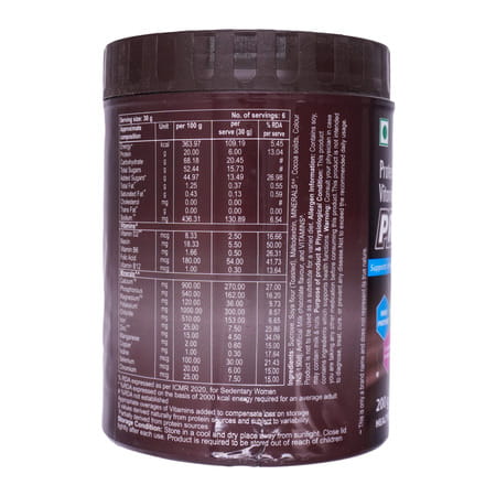 Protimed Pro Milk Chocolate Flavour Protein Powder Jar 200 Gm