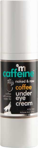 Mcaffeine Coffee Under Eye Cream For Dark Circle & Puffiness Reduction Vitamin E & Hyaluronic Acid