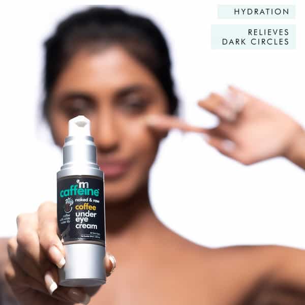 Mcaffeine Coffee Under Eye Cream For Dark Circle & Puffiness Reduction Vitamin E & Hyaluronic Acid