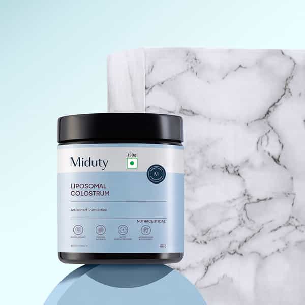 Miduty Palak Notes Liposomal Colostrum Increase Bone And Muscle Mass Muscle Growth -Powder - 150 Gm