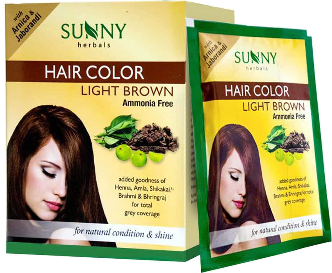 Sunny Herbals Hair Color Light Brown 20 Gm