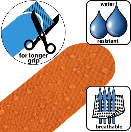 Healthtrek Kinesiology Sports Tape (Pack Of 1 | Orange | 5 M X 5 Cm)