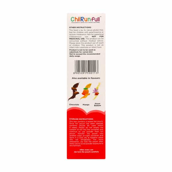 Chilrunfull Vanilla Flavour Total Nutrition To Support Childs Growth & Devlopment Box Of 400Gm