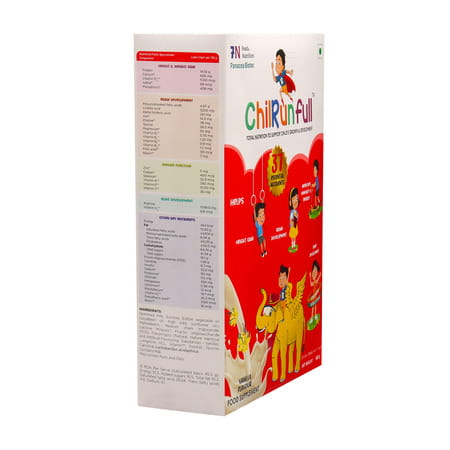 Chilrunfull Vanilla Flavour Total Nutrition To Support Childs Growth & Devlopment Box Of 400gm