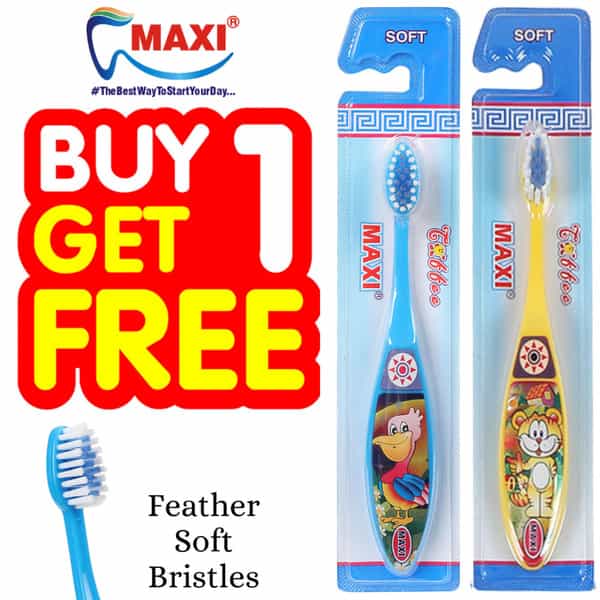 Maxi Toffee Junior Toothbrush (Buy 1 Get 1 Free)