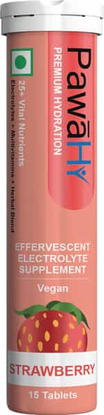 Pawahy Isotonic Drink Endurance Workout Electrolyte Energy Drink With 2:1:1 Bcaa- 1Kg (Strawberry)