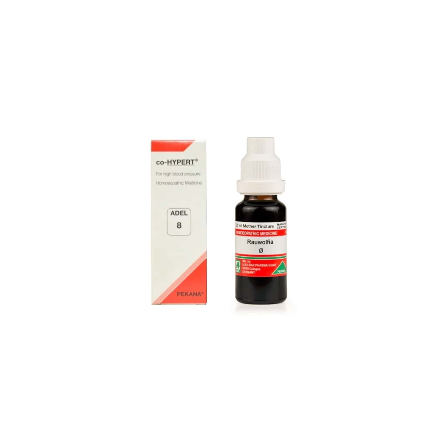 Adel Anti Hypertensive Combo (adel 8 + Rauwolfia Mother Tincture) 1 No's