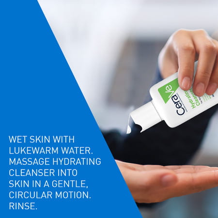 Cerave Hydrating Non-Foaming Daily Facial Cleanser For Normal To Dry Skin - 88ml