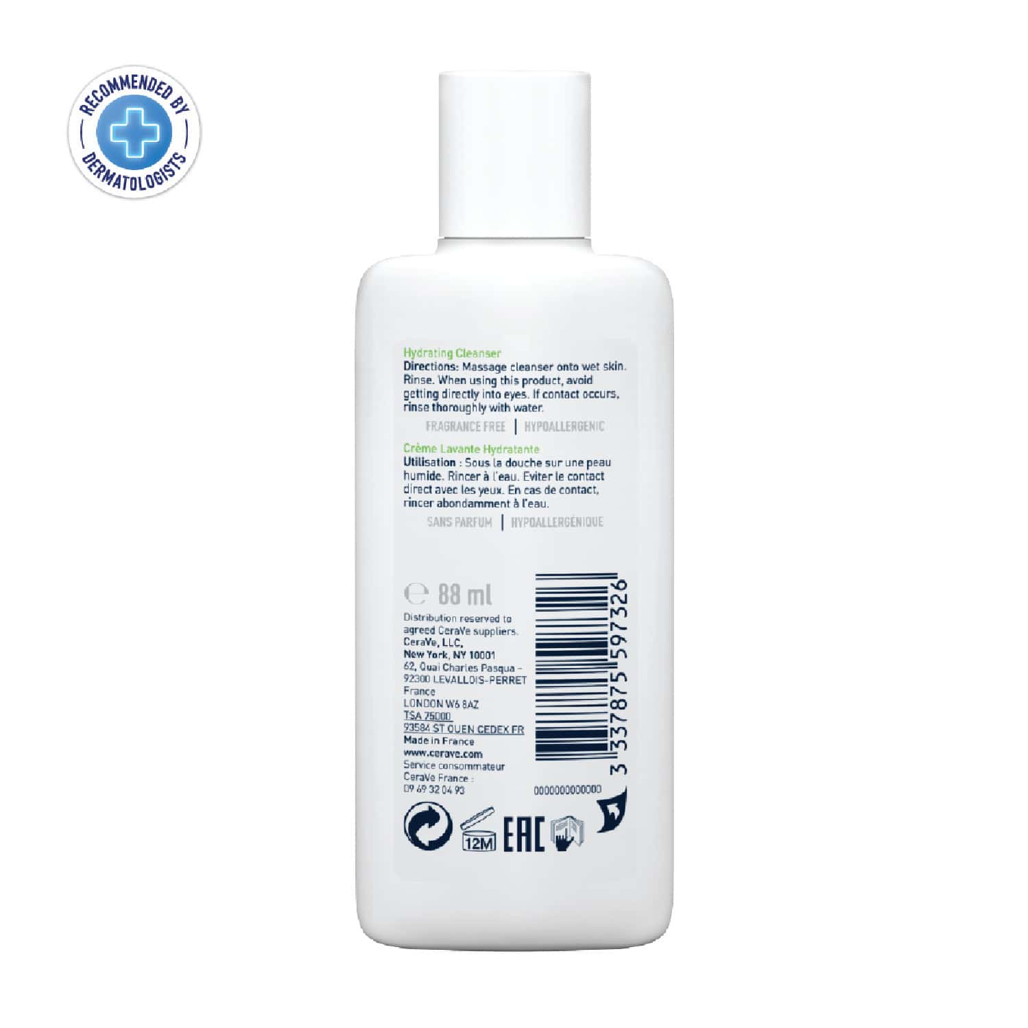 Buy CERAVE HYDRATING NON-FOAMING DAILY FACIAL CLEANSER FOR NORMAL TO ...