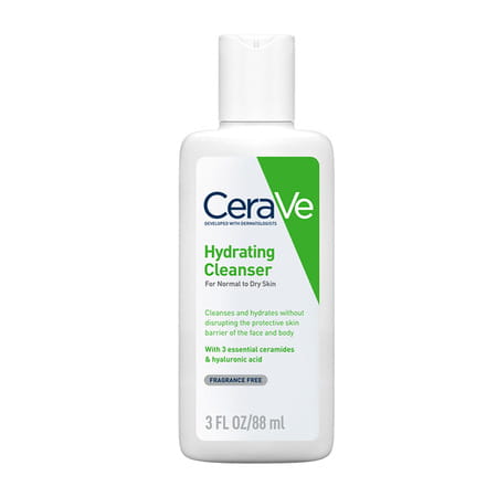 Cerave Hydrating Non-Foaming Daily Facial Cleanser For Normal To Dry Skin - 88Ml
