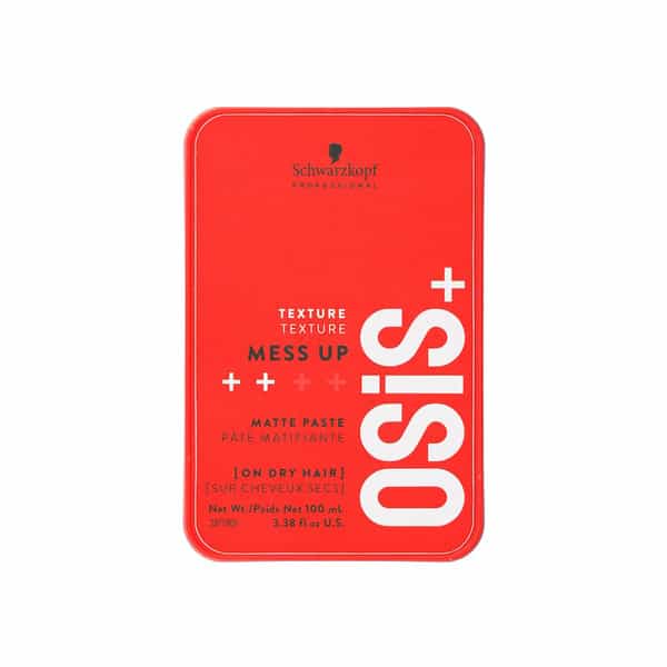 Schwarzkopf Professional Osis+ Mess Up Hair Styling Matte Paste | Easy To Apply And Wash | 100 Ml