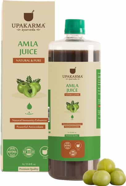Upakarma Ayurveda Amla Juice Natural Juice For Building Immunity-1L