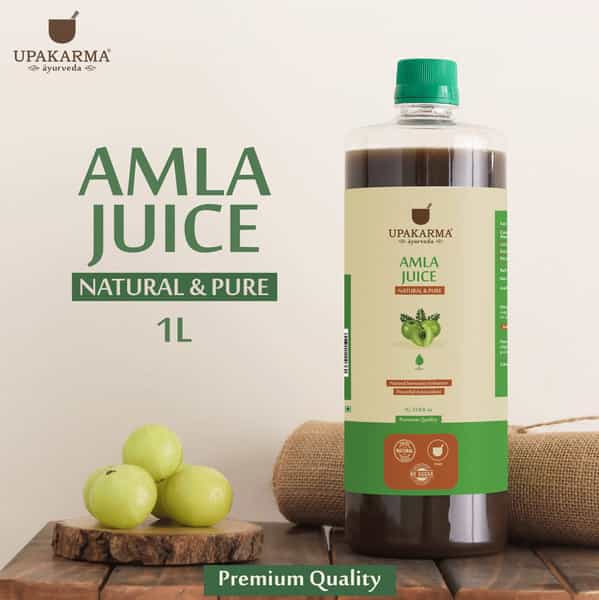 Upakarma Ayurveda Amla Juice Natural Juice For Building Immunity-1L