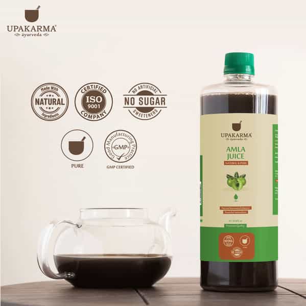 Upakarma Ayurveda Amla Juice Natural Juice For Building Immunity-1L