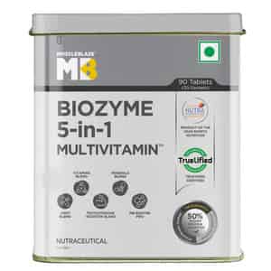 Muscleblaze Biozyme 5-in-1 Multivitamin For Men And Women (90 Tablets)