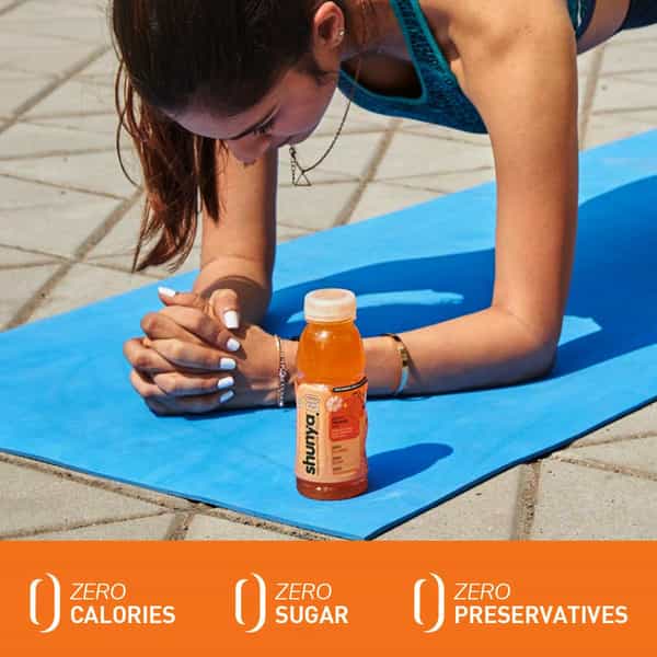 Shunya Go Zappy Orange | 0 Calories- 0 Sugar- 0 Preservatives Pack Of 6 (300Ml X 6)