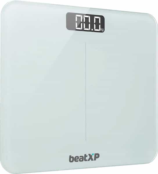 Beatxp Gravity Elite Digital Weighing Scale With Thick Tempered Glass|18 Months Warranty| White