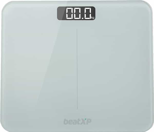 Beatxp Gravity Elite Digital Weighing Scale With Thick Tempered Glass|18 Months Warranty| White