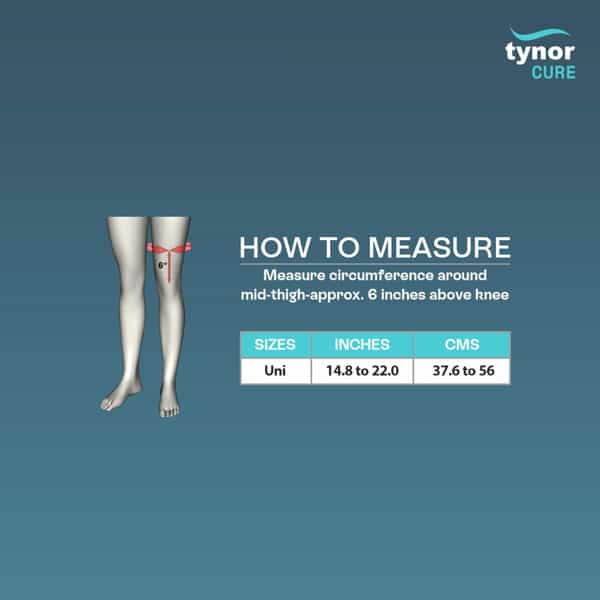 Tynor Adjustable R.o.m. Knee Brace | Black | Universal | 1 Unit