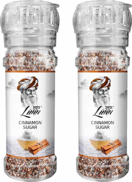 Lunn Cinnamon & Sugar Seasoning 60G Each (Pack Of 2)