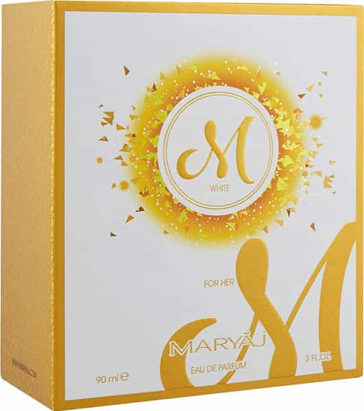 Maryaj M White Perfume 90Ml For Women And Ajmal Shadow Deodorant Citrus Woody Fragrance 200Ml