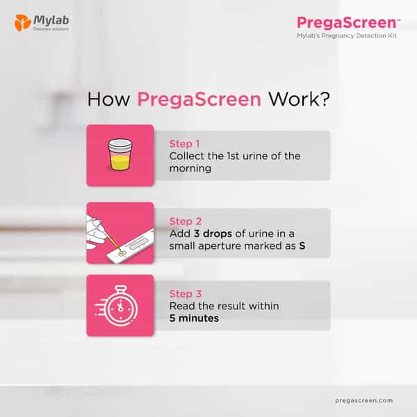 Pregascreen - Pregnancy Detection Kit (Pack Of 3)