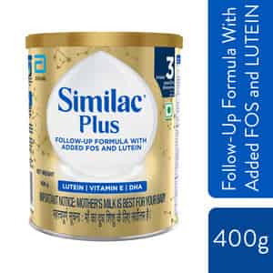 Similac Plus Follow-up Formula | Added Fos & Lutein | Stage 3 | 12 - 24 Months | Tin 400 Gm