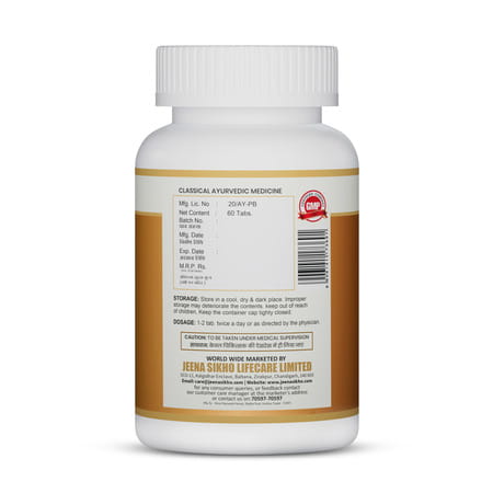 Jeena Sikho Shirsholadi Vajra Ras Ayurvedic Care For Headache | Herbal Headache Relief 60 Tablets