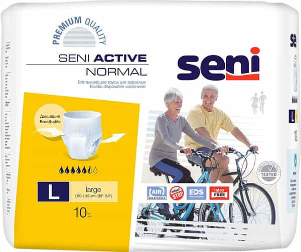 Seni Active Normal Breathable Pull Ups Adult L Diapers 10